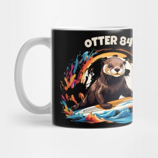 Surfing Otter 841 Otter My Way California Sea Otter Mug